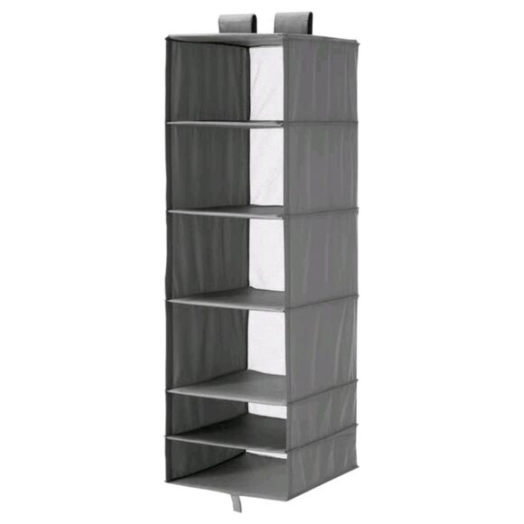 SKUBB Organizer with 6 compartments Folded Clothes dark gray 13 ¾x17 ¾x49 - Picture 4 of 5